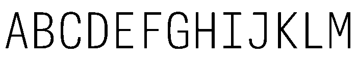 AlpagaVAR CondensedExtraLight Instance Font UPPERCASE