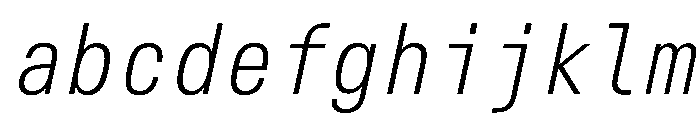 AlpagaVAR CondensedExtraLightItalic Instance 6f8195bb FONT