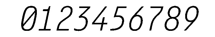 AlpagaVAR CondensedExtraLightItalic Instance Font OTHER CHARS