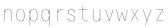 AlpagaVAR CondensedHairline Instance 70d5c7ae Font LOWERCASE