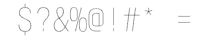 AlpagaVAR CondensedHairline Instance Font OTHER CHARS