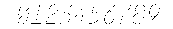 AlpagaVAR CondensedHairlineItalic Instance Font OTHER CHARS