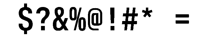 AlpagaVAR CondensedMedium Instance Font OTHER CHARS