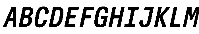 AlpagaVAR CondensedMediumItalic Instance D46b050d Font UPPERCASE