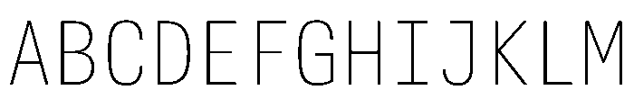 AlpagaVAR CondensedThin Instance 67cd0612 Font UPPERCASE