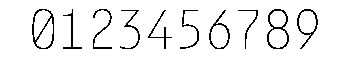 AlpagaVAR CondensedThin Instance Font OTHER CHARS