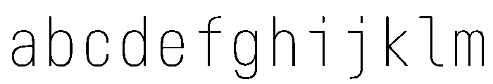 AlpagaVAR CondensedThin Instance FONT