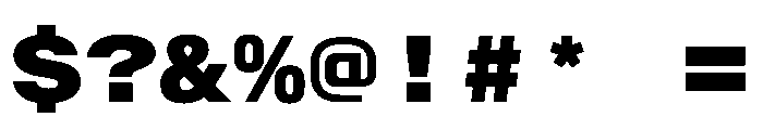 AlpagaVAR ExpandedBlack Instance Font OTHER CHARS