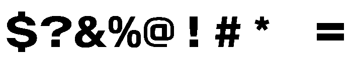 AlpagaVAR ExpandedBold Instance Font OTHER CHARS