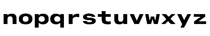 AlpagaVAR ExpandedBold Instance Font LOWERCASE