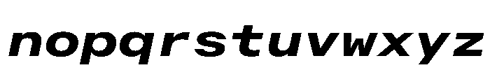 AlpagaVAR ExpandedBoldItalic Instance 1c0e66fd Font LOWERCASE