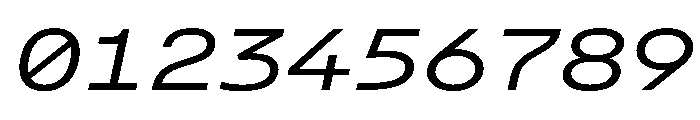 AlpagaVAR ExpandedBookItalic Instance Font OTHER CHARS