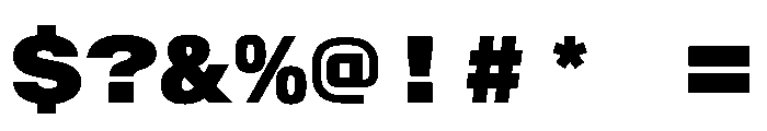 AlpagaVAR ExpandedExtraBlack Instance Font OTHER CHARS