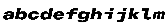 AlpagaVAR ExpandedExtraBoldItalic Instance FONT