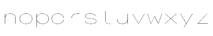 AlpagaVAR ExpandedHairline Instance D87372c5 Font LOWERCASE