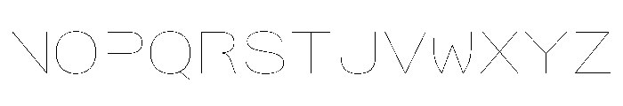 AlpagaVAR ExpandedHairline Instance Font UPPERCASE