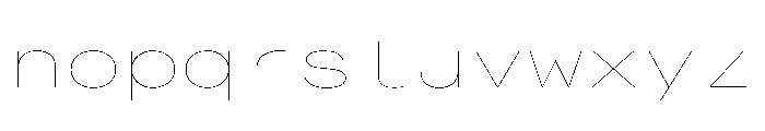 AlpagaVAR ExpandedHairline Instance Font LOWERCASE