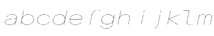 AlpagaVAR ExpandedHairlineItalic Instance FONT