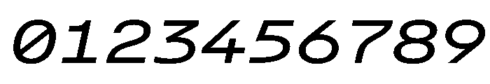 AlpagaVAR ExpandedItalic Instance Font OTHER CHARS
