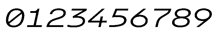 AlpagaVAR ExpandedLightItalic Instance Font OTHER CHARS