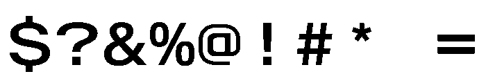 AlpagaVAR ExpandedMedium Instance Font OTHER CHARS