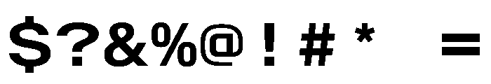 AlpagaVAR ExpandedSemiBold Instance Font OTHER CHARS
