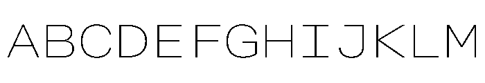 AlpagaVAR ExpandedThin Instance 2b7a895e Font UPPERCASE