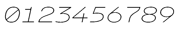 AlpagaVAR ExpandedThinItalic Instance Font OTHER CHARS