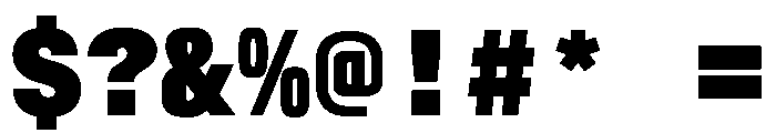 AlpagaVAR ExtraBlack Instance Font OTHER CHARS