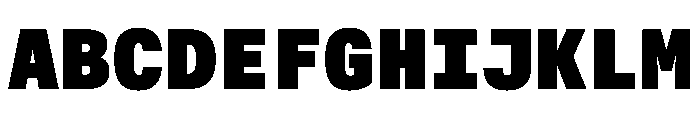 AlpagaVAR ExtraBlack Instance Font UPPERCASE