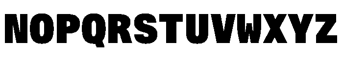 AlpagaVAR ExtraBlack Instance Font UPPERCASE
