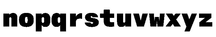 AlpagaVAR ExtraBlack Instance Font LOWERCASE