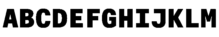 AlpagaVAR ExtraBold Instance Font UPPERCASE