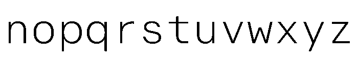 AlpagaVAR ExtraLight Instance 5ca756cc Font LOWERCASE