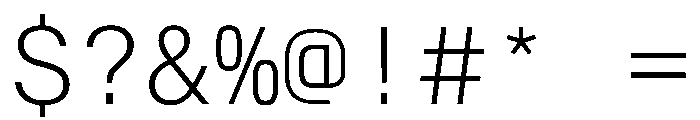 AlpagaVAR ExtraLight Instance Font OTHER CHARS