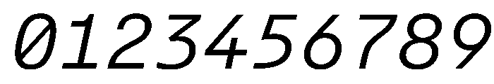 AlpagaVAR LightItalic Instance Font OTHER CHARS