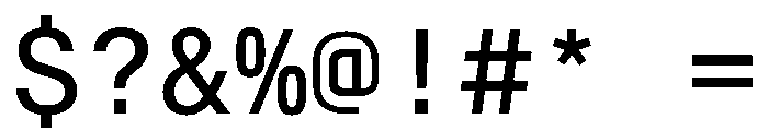 AlpagaVAR Regular Instance Font OTHER CHARS