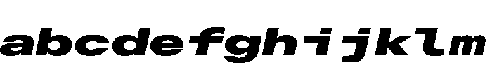 AlpagaVAR UltraExpandedBlackItalic Instance FONT