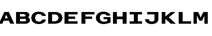 AlpagaVAR UltraExpandedBold Instance 11de0076 Font UPPERCASE