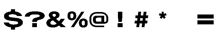AlpagaVAR UltraExpandedBold Instance Font OTHER CHARS