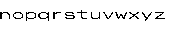 AlpagaVAR UltraExpandedBook Instance Font LOWERCASE