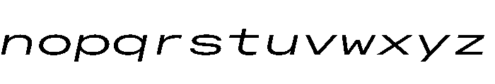 AlpagaVAR UltraExpandedBookItalic Instance 49547aef Font LOWERCASE