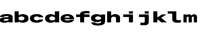 AlpagaVAR UltraExpandedExtraBold Instance FONT