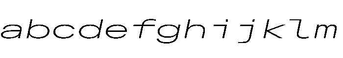 AlpagaVAR UltraExpandedExtraLightItalic Instance C2ed9973 FONT