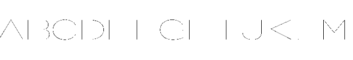 AlpagaVAR UltraExpandedHairline Instance Font UPPERCASE
