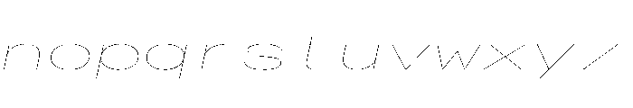 AlpagaVAR UltraExpandedHairlineItalic Instance C32575b5 Font LOWERCASE