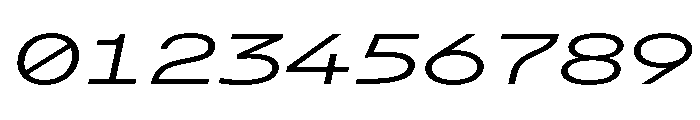 AlpagaVAR UltraExpandedLightItalic Instance Font OTHER CHARS