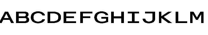 AlpagaVAR UltraExpandedMedium Instance 8797faea Font UPPERCASE