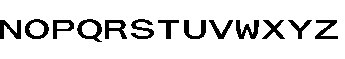 AlpagaVAR UltraExpandedMedium Instance Font UPPERCASE