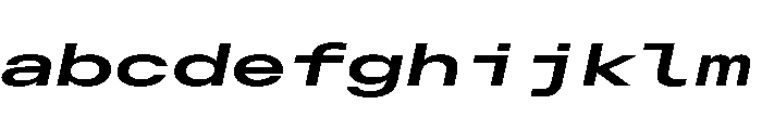 AlpagaVAR UltraExpandedSemiBoldItalic Instance FONT